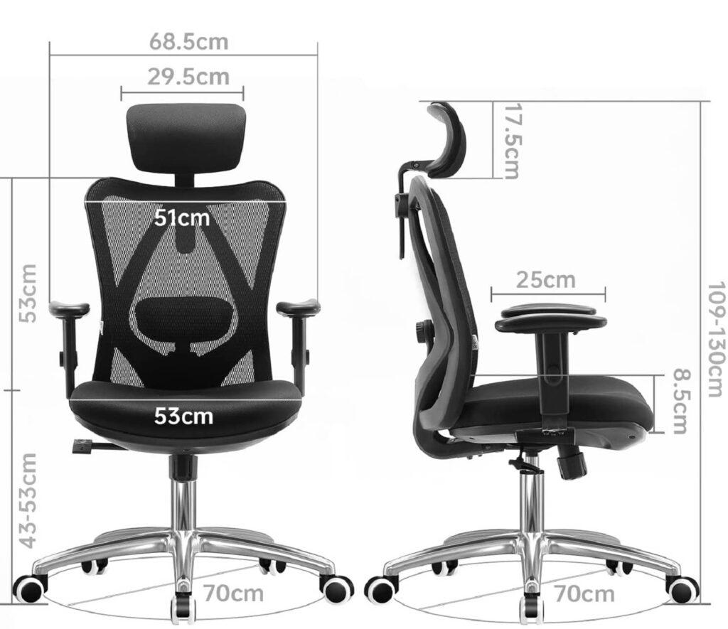 How to set up your computer most ergonomically chair picture